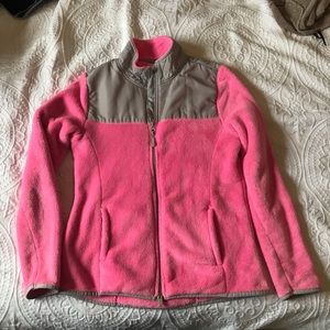 Pink danskin fuzzy warm fleece coat girls Medium